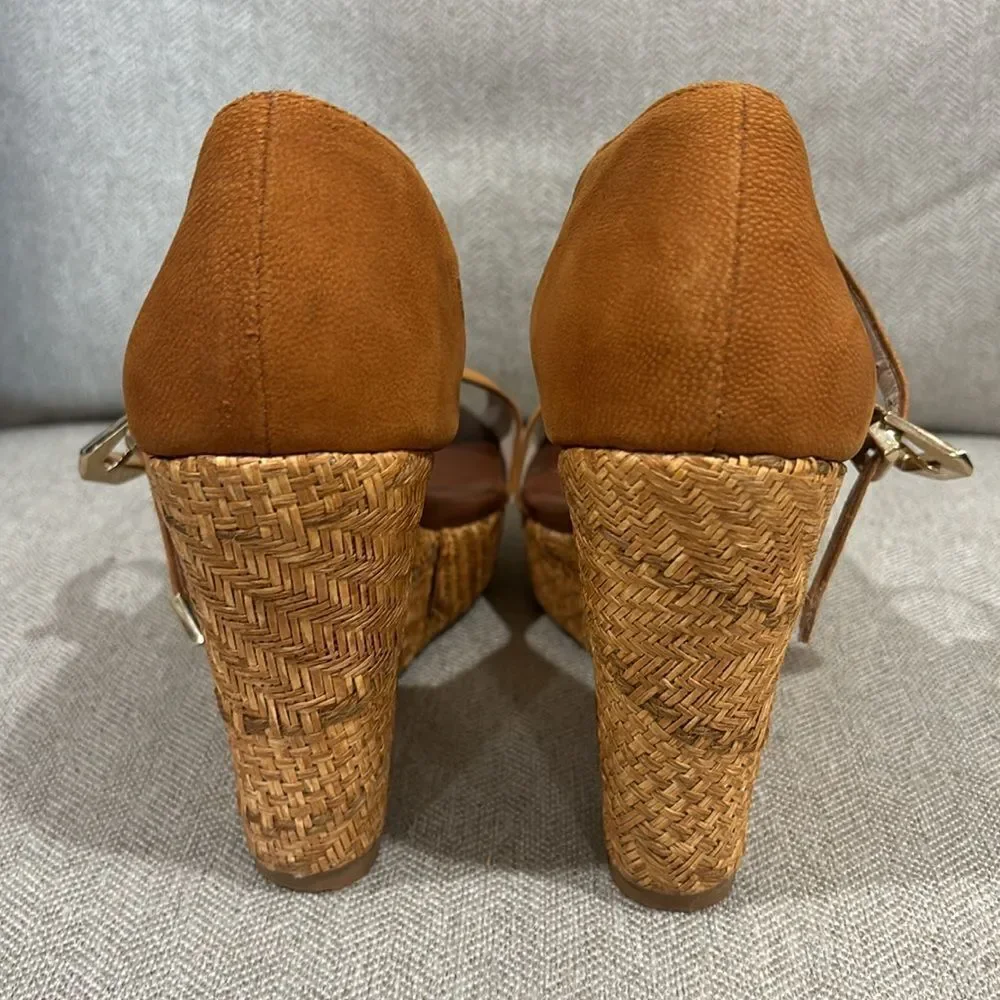 Anthropologie brand Matt Bernson Platform Sandals sz 8